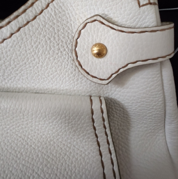 Tod's White Shoulder Bag with Curved Handles - Picture 3 of 3